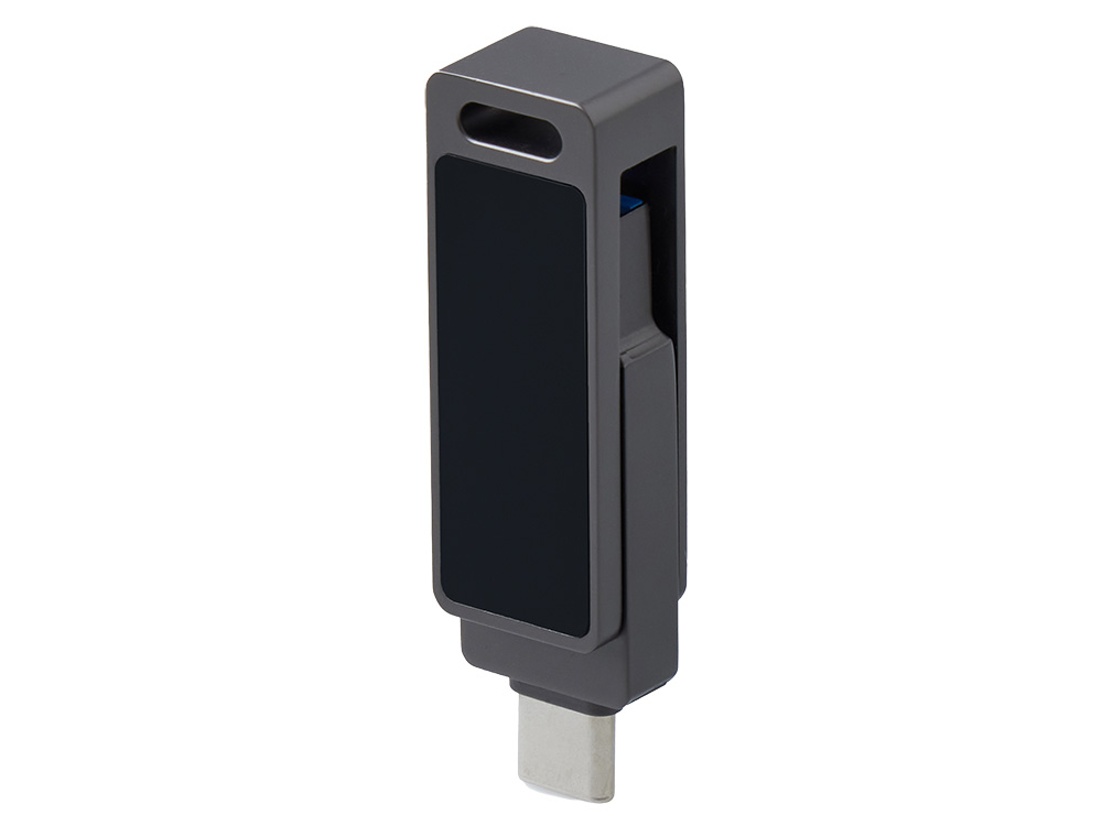 USB3.0/ Type-C флешка 2в1 на 64 ГБ Спинлайт с подсветкой — изображение 5