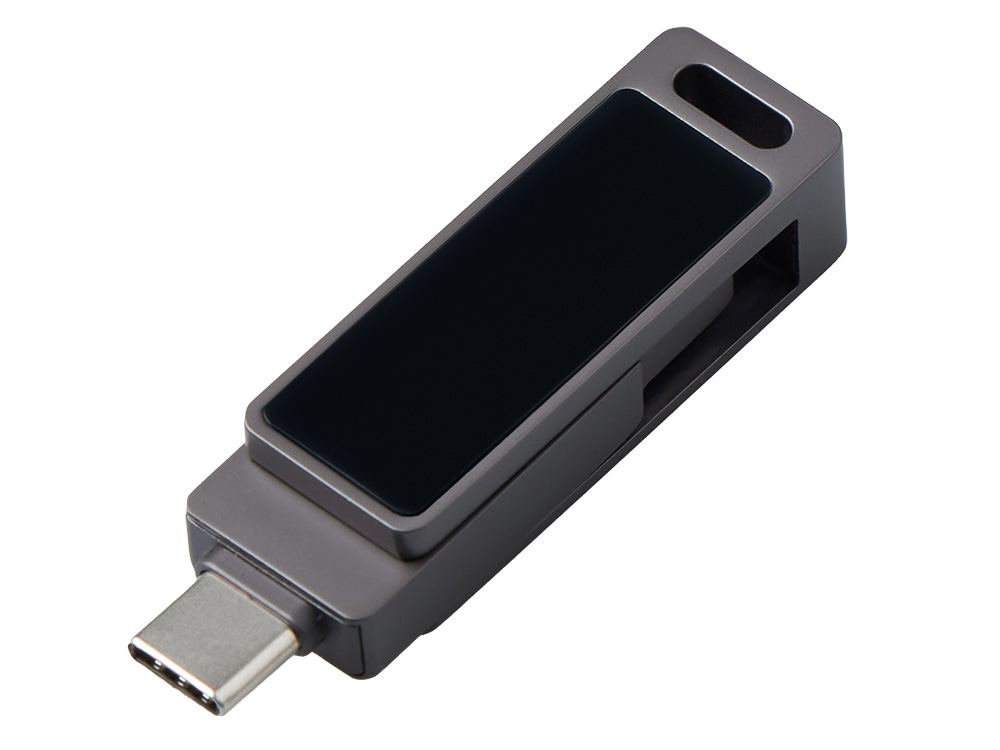 USB3.0/ Type-C флешка 2в1 на 64 ГБ Спинлайт с подсветкой — изображение 3