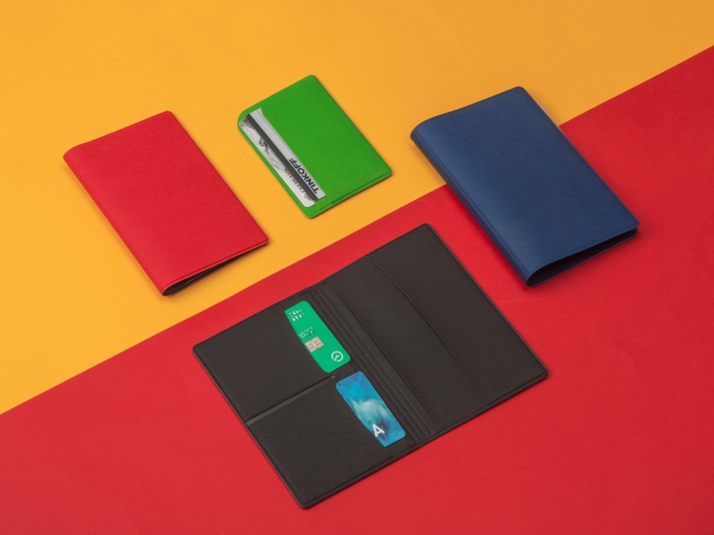 Обложка для паспорта с RFID защитой отделений для пластиковых карт Favor — изображение 7