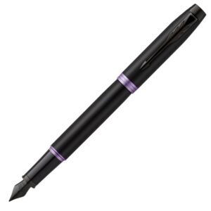 Ручка перьевая Parker IM Vibrant Rings Flame Amethyst Purple