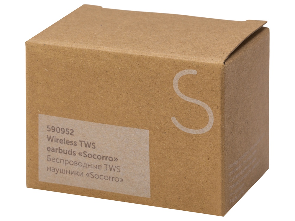 Наушники беспроводные TWS Socorro из пробки и переработанного пластика — изображение 12