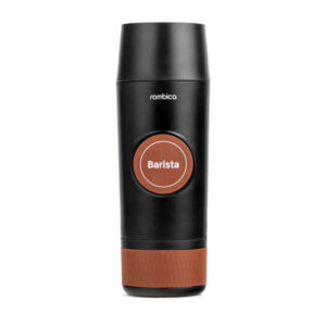 Портативная кофемашина Barista c быстрой зарядкой с логотипом Rombica