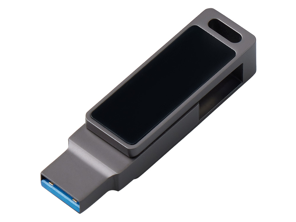 USB3.0/ Type-C флешка 2в1 на 64 ГБ Спинлайт с подсветкой — изображение 4