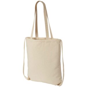 Рюкзак со шнурком Flin из хлопка 240 г/м²