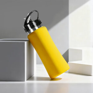 Бутылка для воды Bottle C1, сталь, soft touch, 600 мл