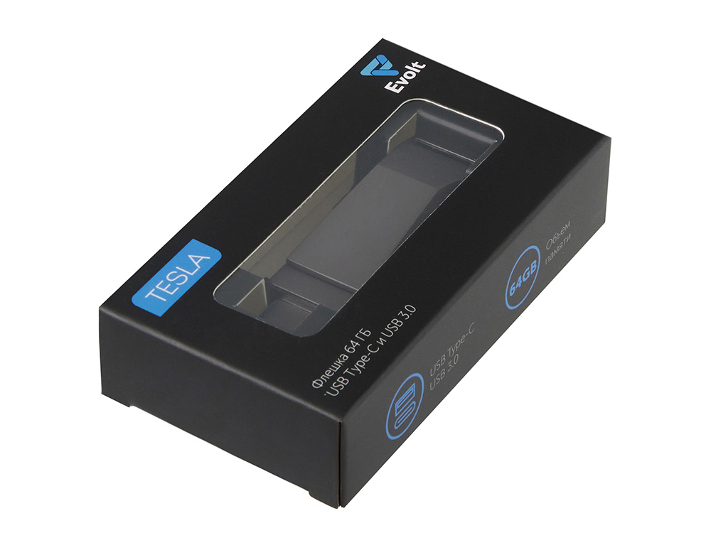 Флешка 64 ГБ USB Type-C и USB 3.0 Тесла — изображение 9
