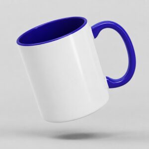 Керамическая кружка со стеклянной ручкой для сублимации Charm