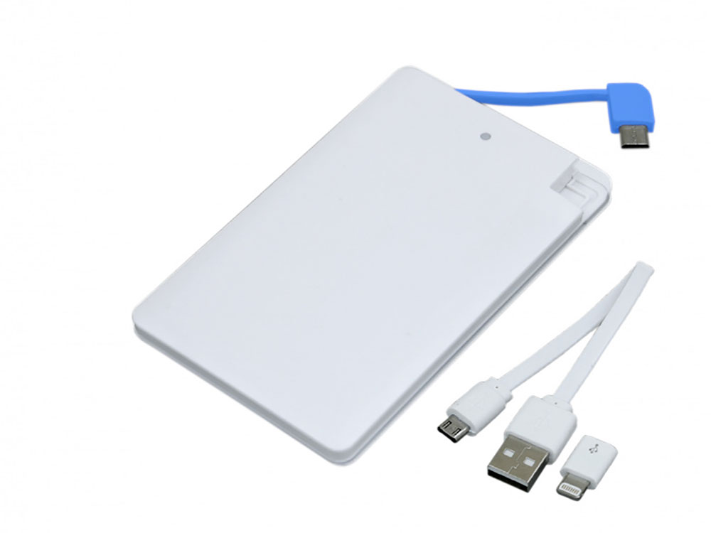 Внешний аккумулятор в форме карты Trunk, 2500 mAh — изображение 2