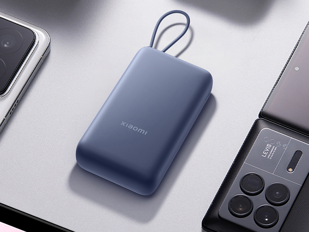 Внешний аккумулятор со встроенным кабелем Xiaomi 33W Power Bank (Integrated Cable), 20000 мАч — изображение 3