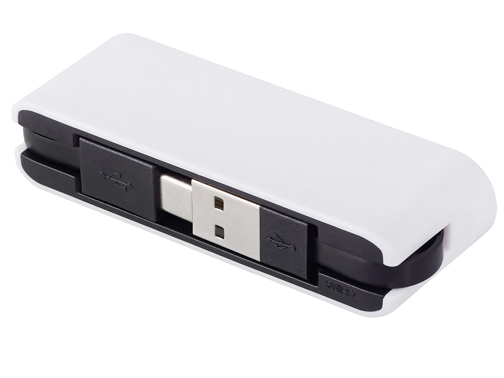 USB-хаб Hubix с коннектором 2-в-1 USB-C и USB-A, 2.0 — изображение 2