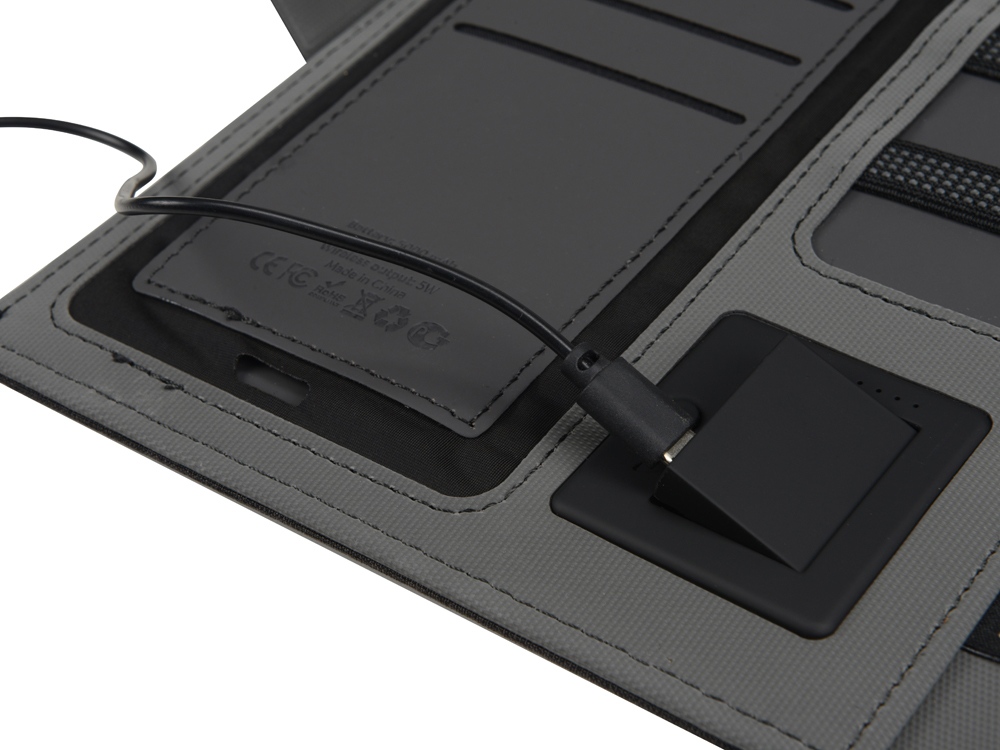 Органайзер с беспроводной зарядкой Powernote, 5000 mAh — изображение 6
