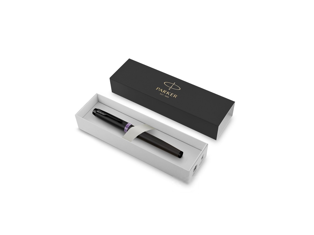 Ручка перьевая Parker IM Vibrant Rings Flame Amethyst Purple — изображение 6