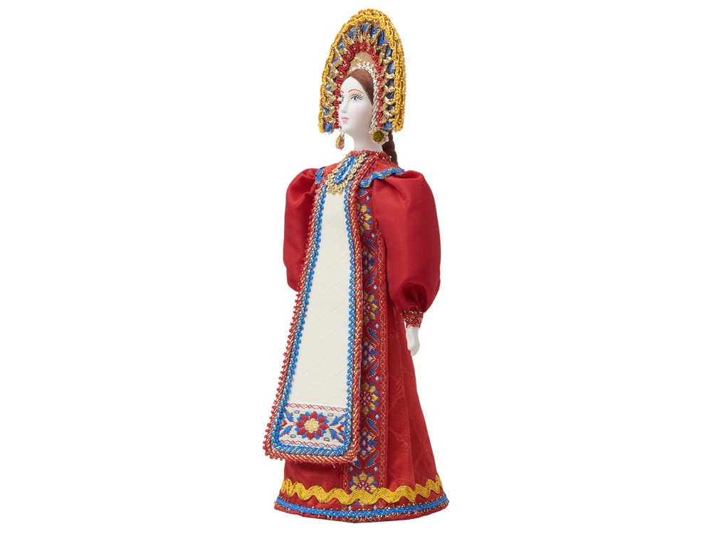 Подарочный набор: кукла фарфоровая, мёд с гецким орехом — изображение 10