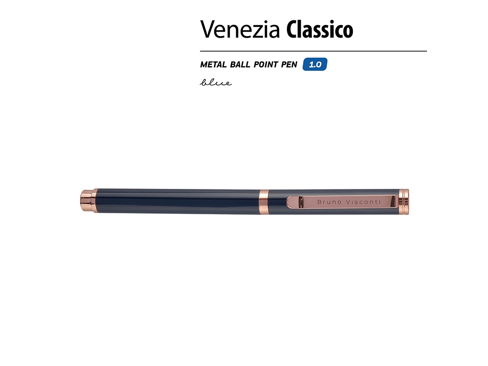 Ручка металлическая шариковая Venezia Classico — изображение 2