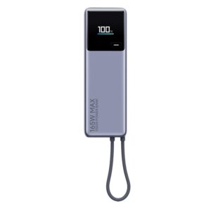 Внешний аккумулятор со встроенным кабелем Xiaomi 165W Power Bank, 10000 мАч