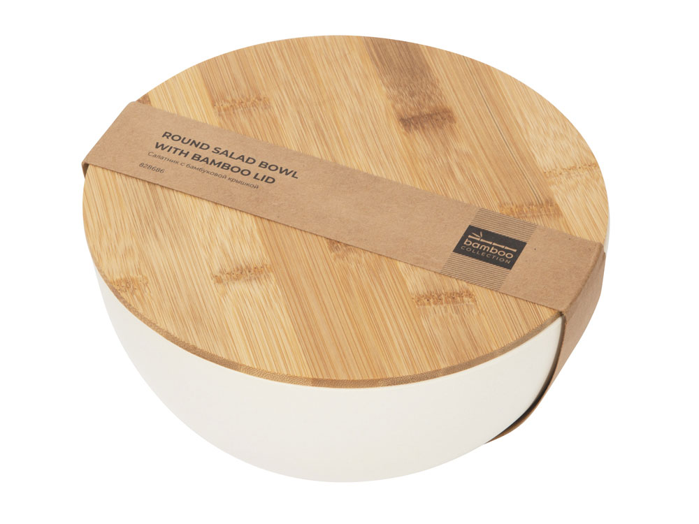 Салатник из натуральных волокон с бамбуковой крышкой Bowl — изображение 8