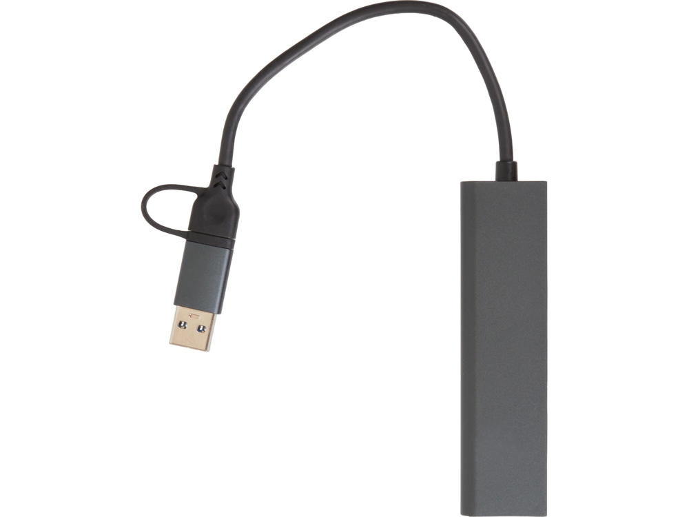 USB-хаб Command с коннектором 2-в-1 USB-C и USB-A, 2.0/3.0 — изображение 3
