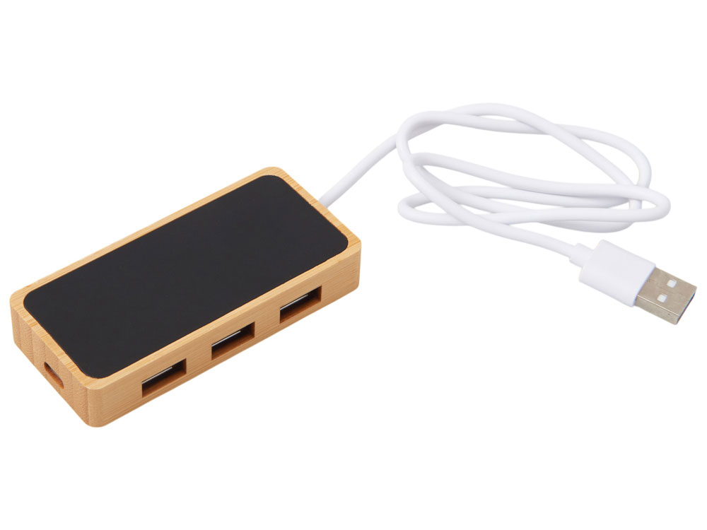 USB хаб с подсветкой лого Reedia S5, 3*USB, 1*Type C — изображение 2