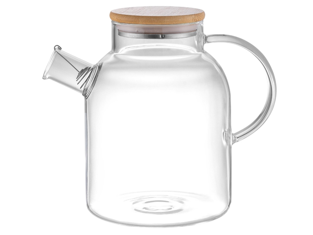 Стеклянный чайник с бамбуковой крышкой Sencha M — изображение 2