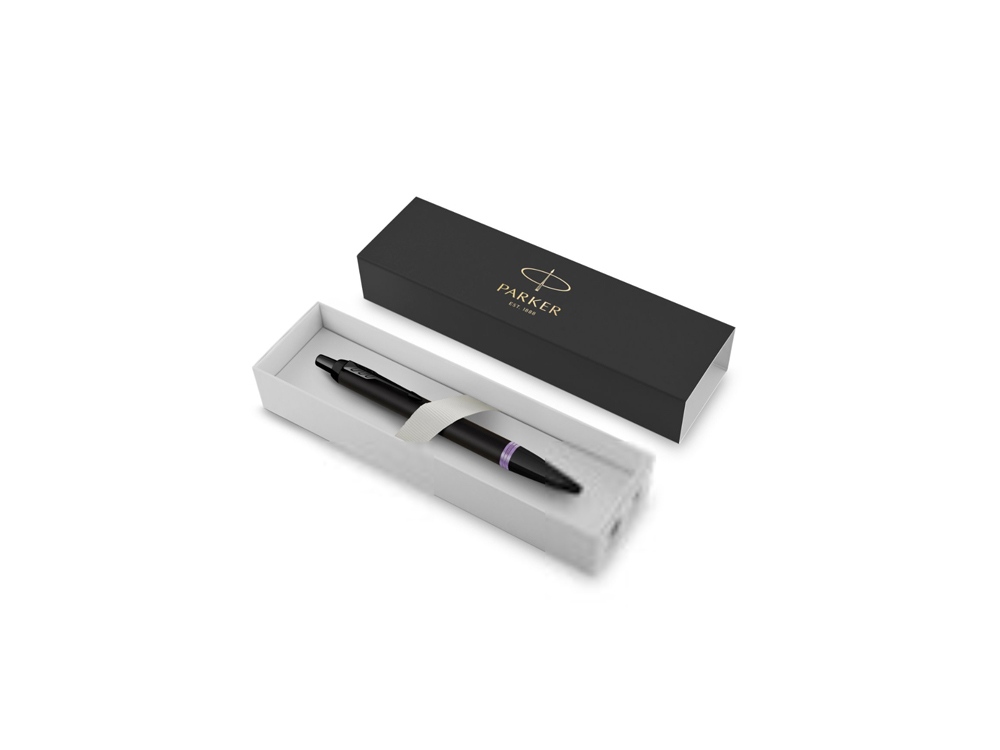 Ручка шариковая Parker IM Vibrant Rings Flame Amethyst Purple — изображение 4
