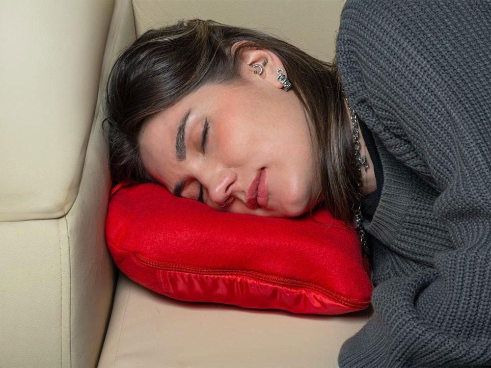 Плед - подушка для путешествий Flight в чехле с ручкой и карманом — изображение 6