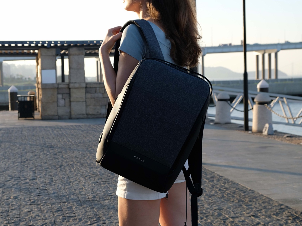 Водостойкий антикражный рюкзак FlexPackPro для ноутбука 15.6 — изображение 15