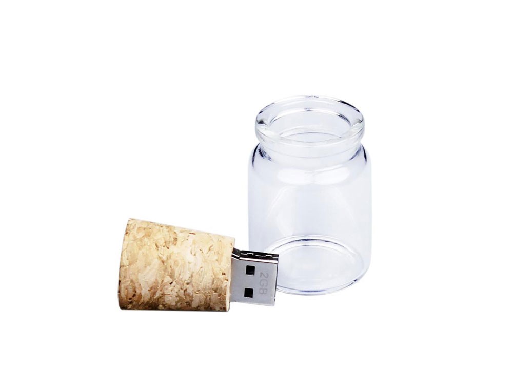 USB 2.0-флешка на 512 Мбайт в виде пробки в бутылочке — изображение 2