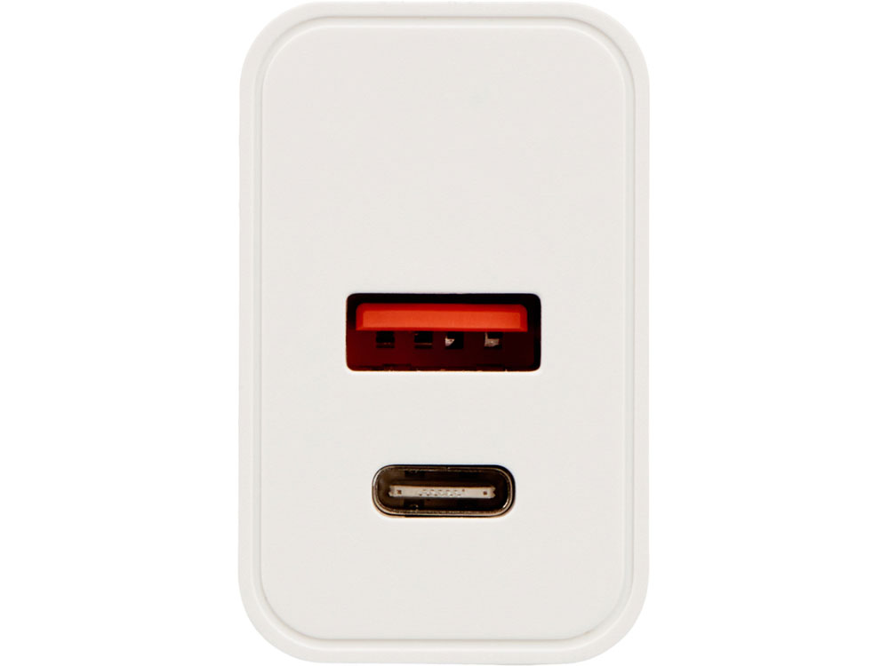Сетевое зарядное устройство c выходами USB-A и USB-C и быстрой зарядкой QC/PD Recharger Pro, 30 Вт — изображение 3