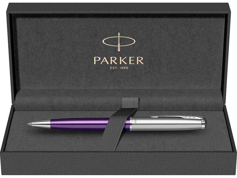 Ручка шариковая Parker Sonnet Essentials Violet SB Steel CT — изображение 6