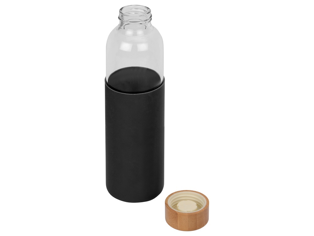 Стеклянная бутылка для воды в силиконовом чехле Refine — изображение 3
