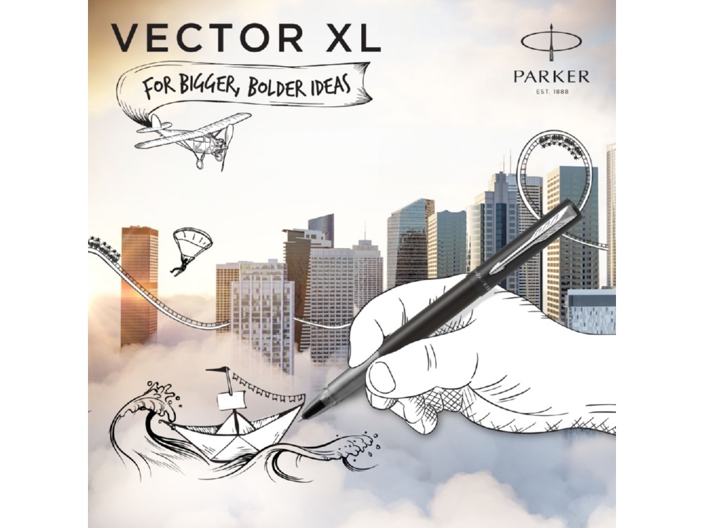 Ручка роллер Parker Vector — изображение 15