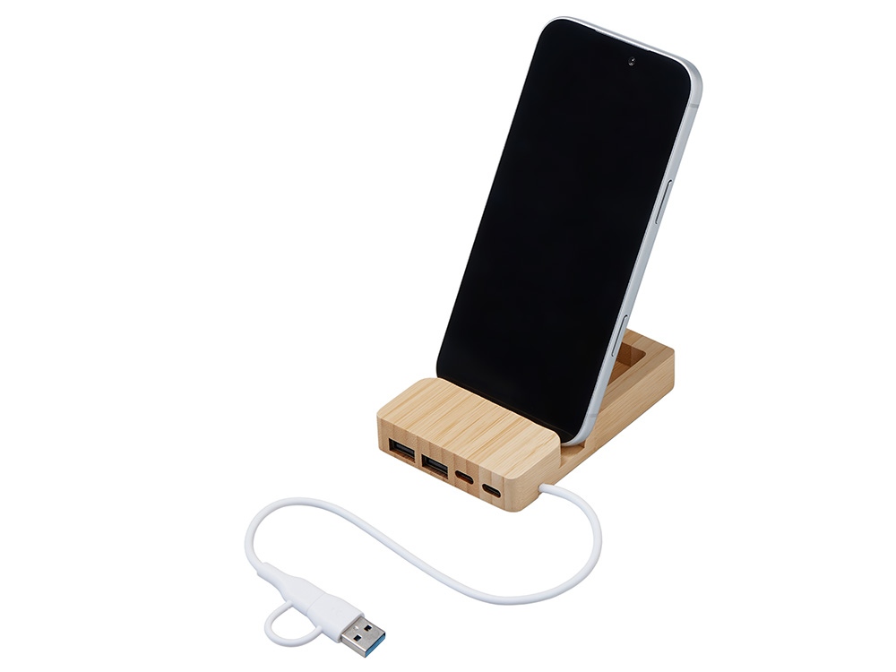 USB-хаб Memo, 2*USB, 2*Type C — изображение 3
