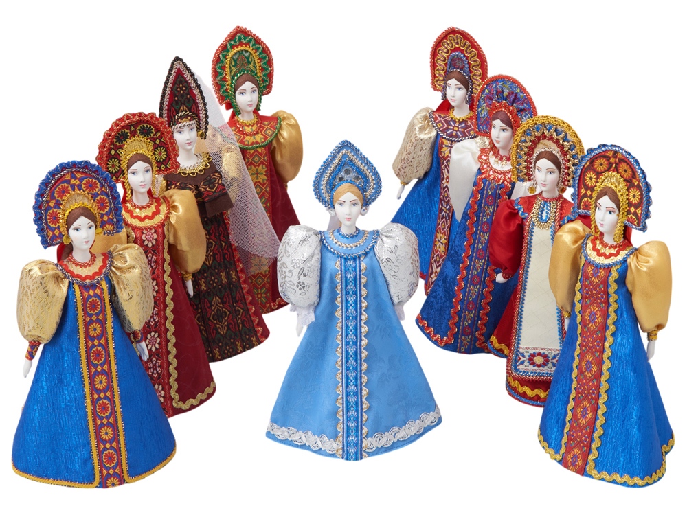 Подарочный набор: кукла фарфоровая, чай Малина с мятой — изображение 6