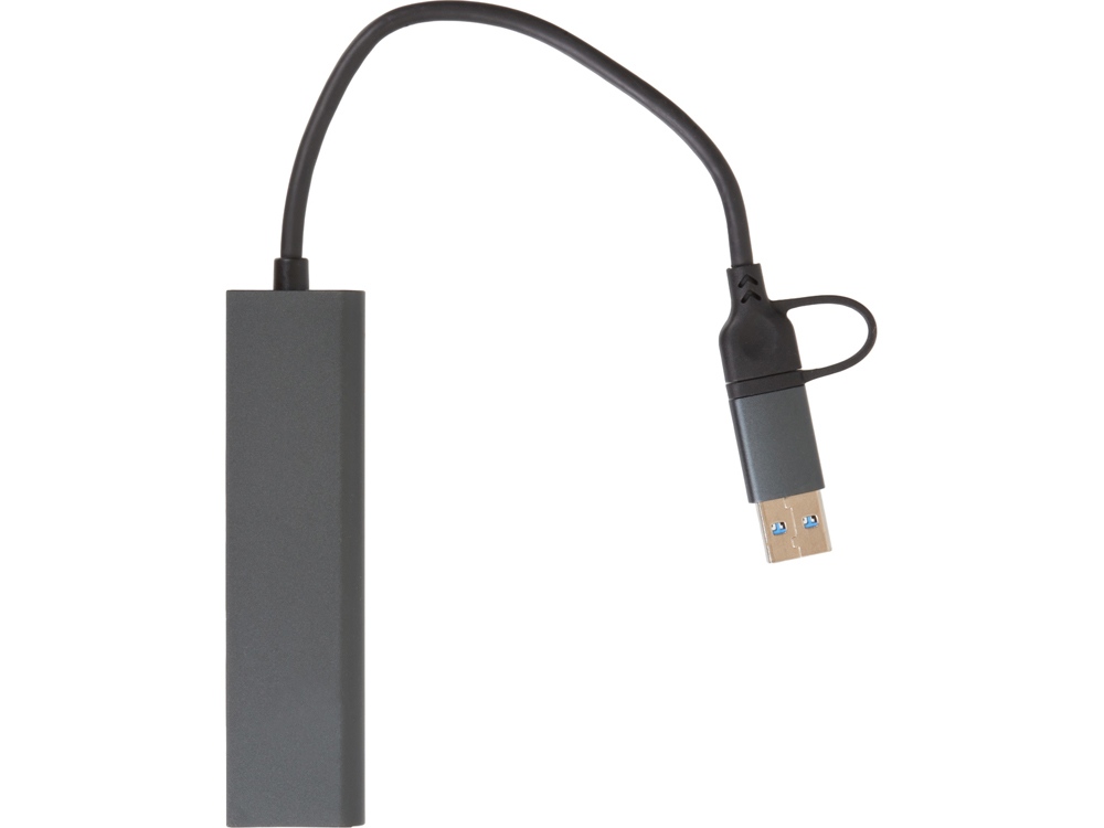 USB-хаб Command с коннектором 2-в-1 USB-C и USB-A, 2.0/3.0 — изображение 6