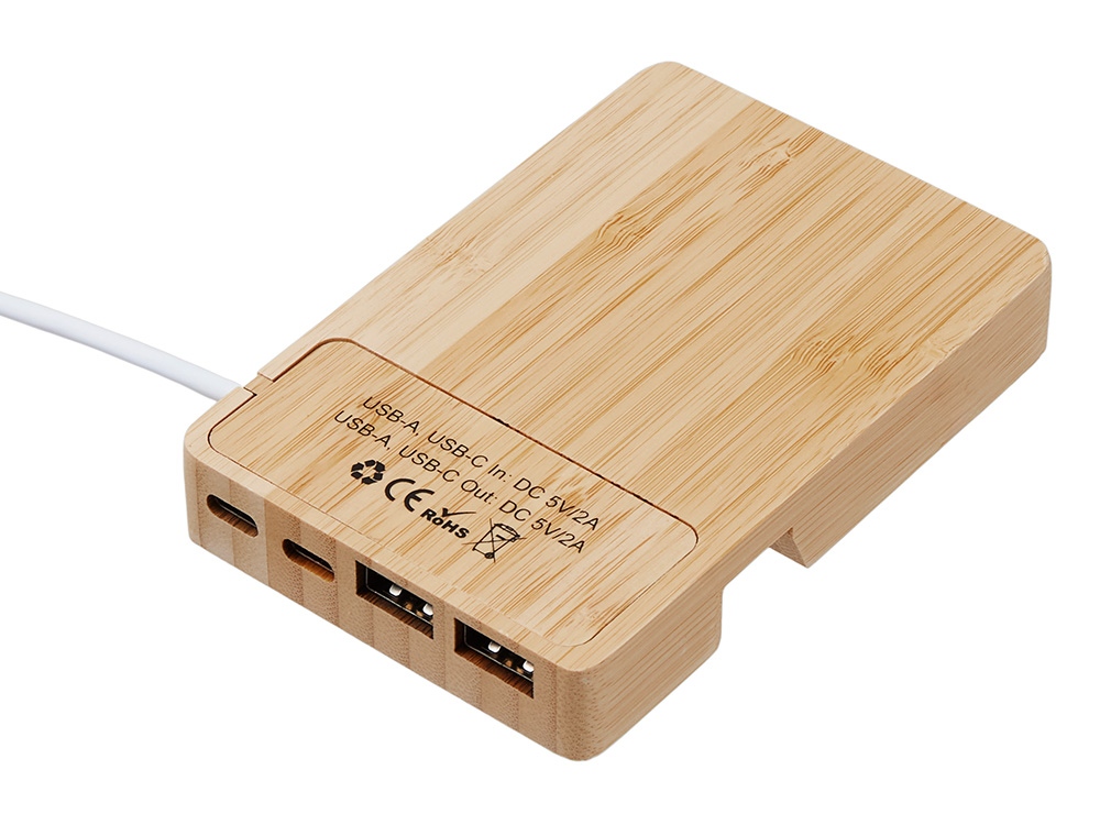 USB-хаб Memo, 2*USB, 2*Type C — изображение 6