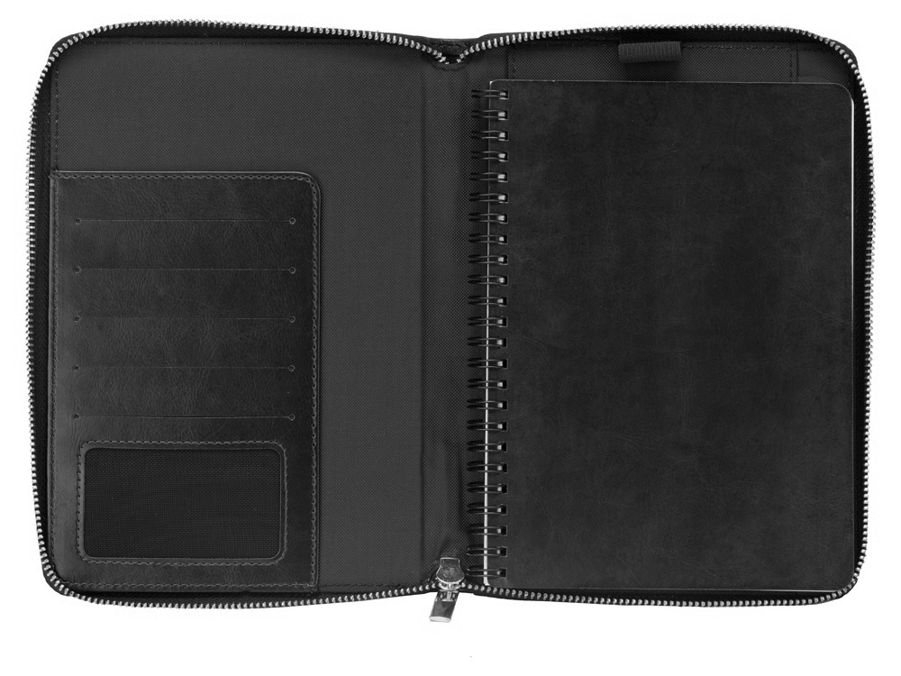 Бизнес-блокнот на молнии А5 Fabrizio с RFID защитой — изображение 7