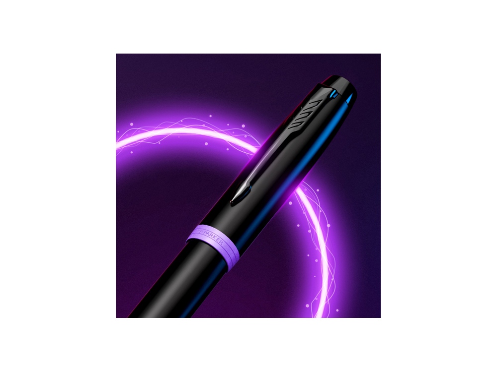 Ручка шариковая Parker IM Vibrant Rings Flame Amethyst Purple — изображение 5