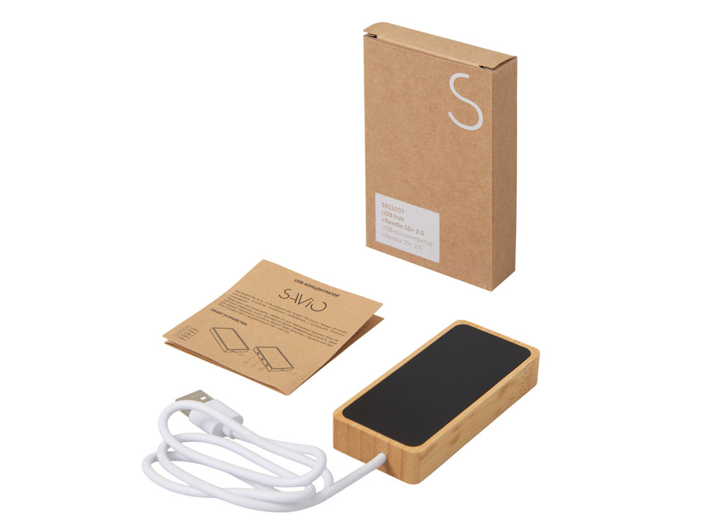 USB хаб с подсветкой лого Reedia S5, 3*USB, 1*Type C — изображение 9