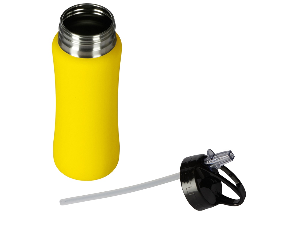 Бутылка для воды Bottle C1, сталь, soft touch, 600 мл — изображение 3