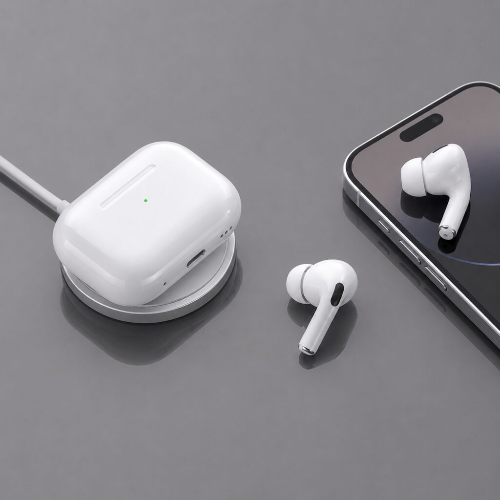 Беспроводные наушники с микрофоном Air Nova 2, TWS, BT5.4, 300 мАч, QI
