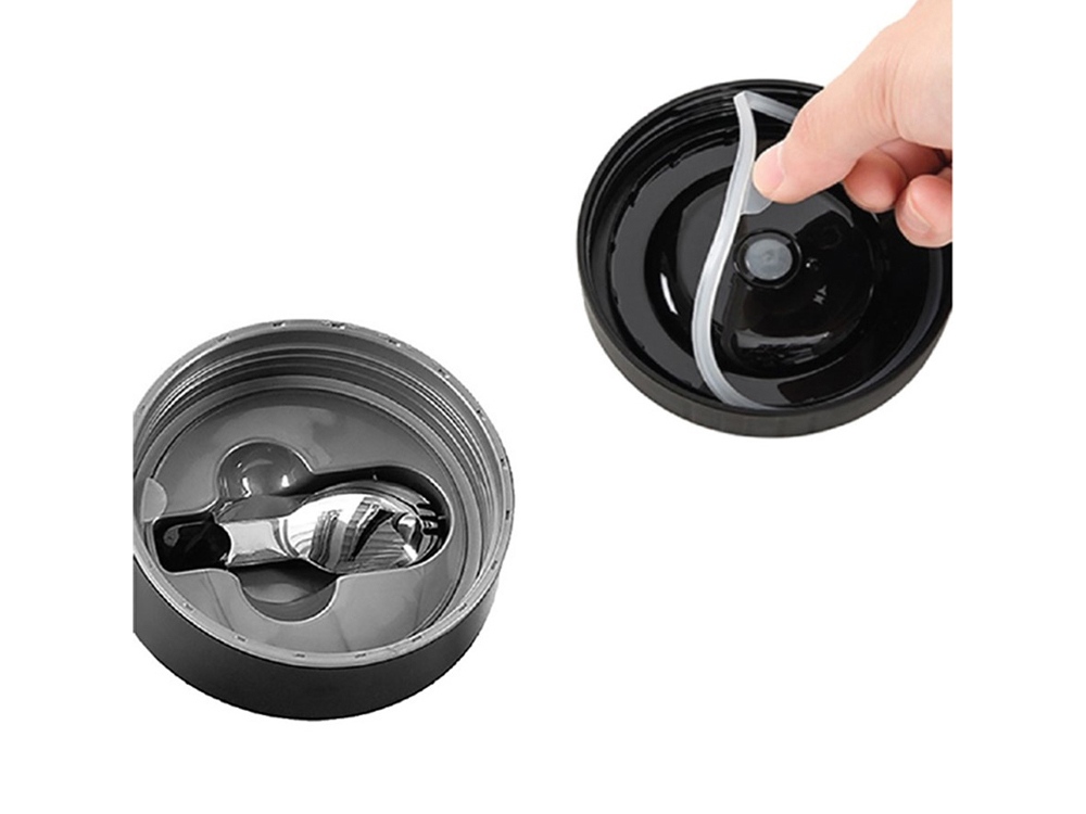 Термос с двумя контейнерами THERMOcafe TCLB-1480SY, 1480 мл — изображение 4