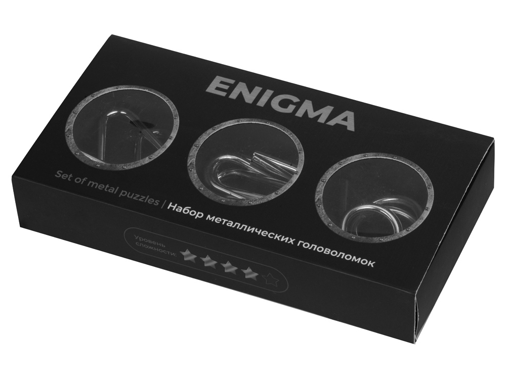 Набор из 3 металлических головоломок в мешочках Enigma — изображение 7