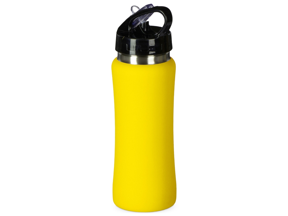 Бутылка для воды Bottle C1, сталь, soft touch, 600 мл — изображение 2